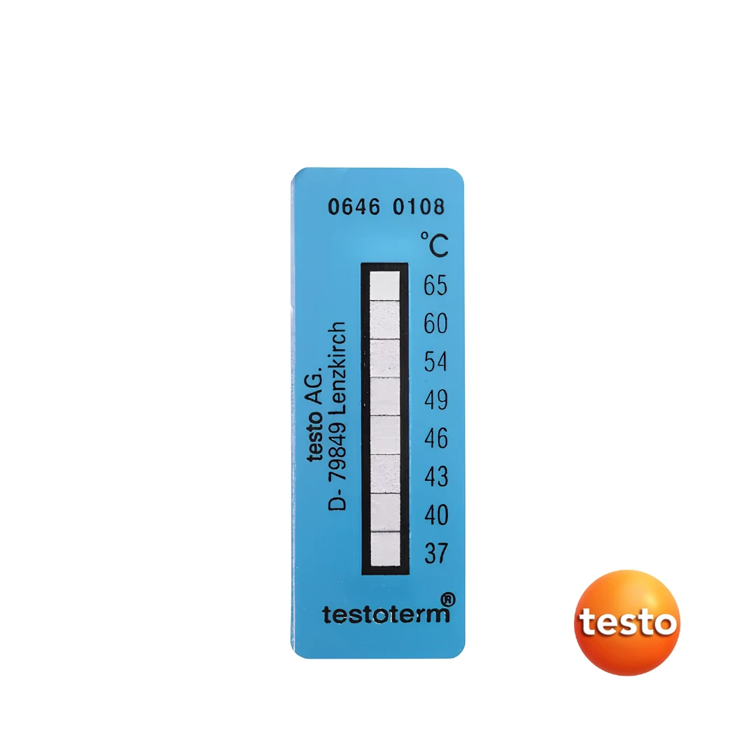 Testo Testoterm Temperature Strips (+37 °C to +65 °C)
