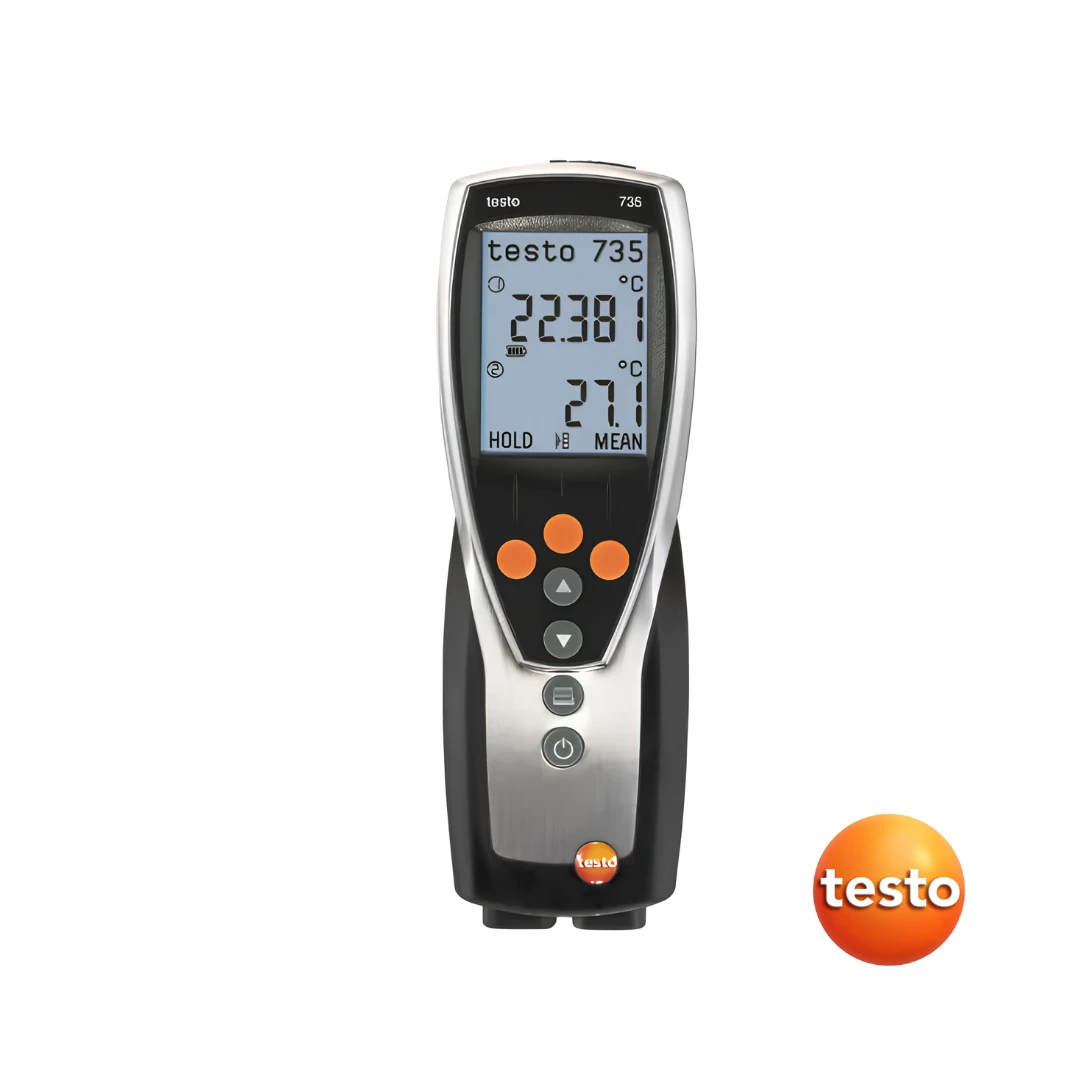 Testo 735-1 Temperature Measuring Instrument (3-Channel)