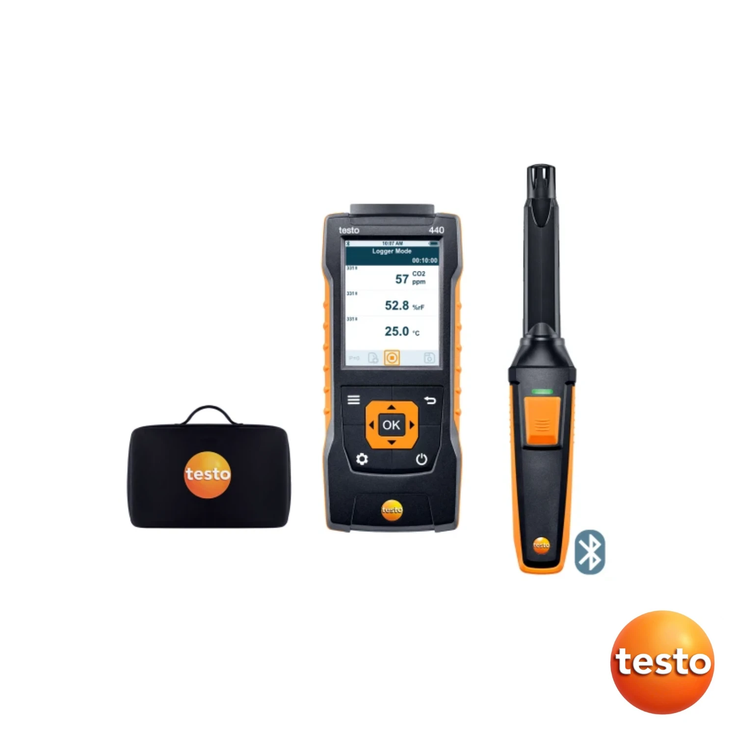 Testo 440 CO₂ Kit with Bluetooth
