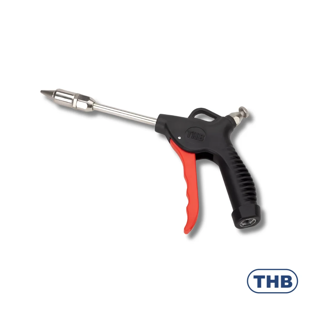 THB 1/4" Adjustable High Flow Air Blower Gun With Standard Nozzle B84A