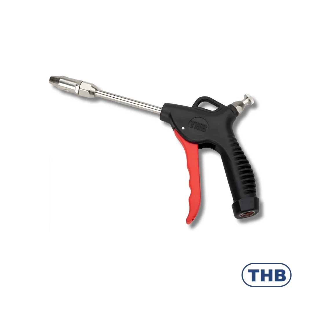 THB 1/4" Adjustable High Flow Air Blower Gun With Safety Nozzle B84B
