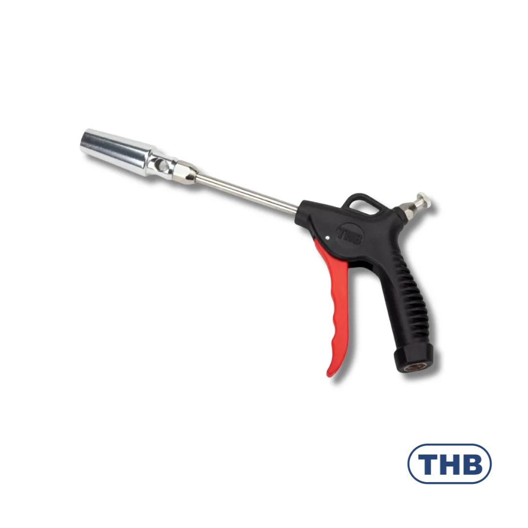 THB 1/4" Adjustable High Flow Air Blower Gun With High Flow Nozzle B84C