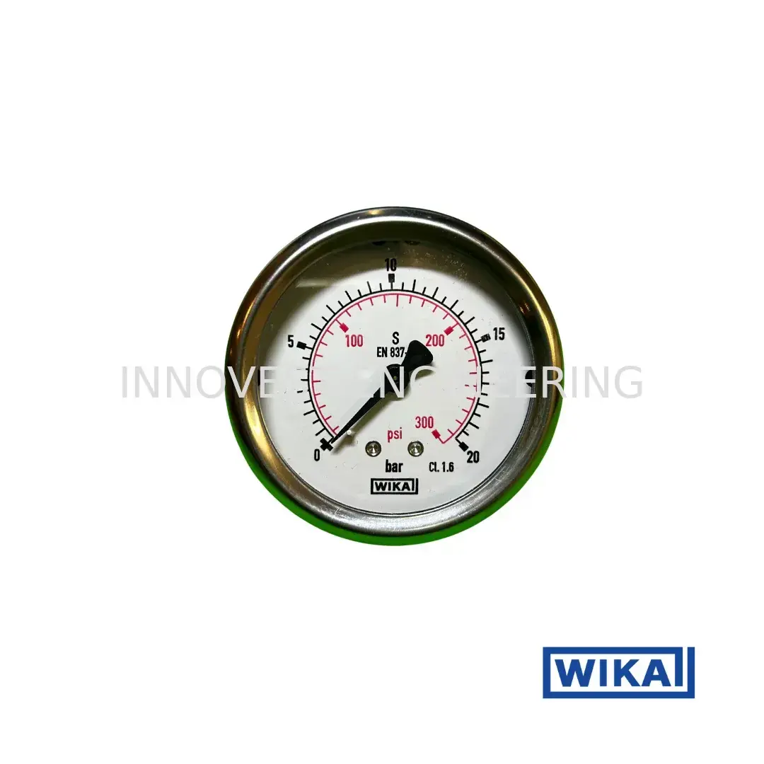 Wika 212.53.063 General Pressure Gauge, G1/4B, Back Connection