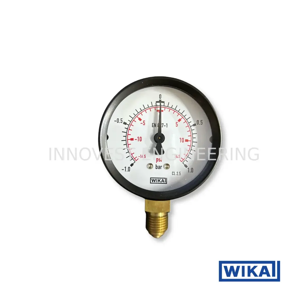 WIKA 111.10.063 General Compound Gauge, G1/4B, Bottom Connection