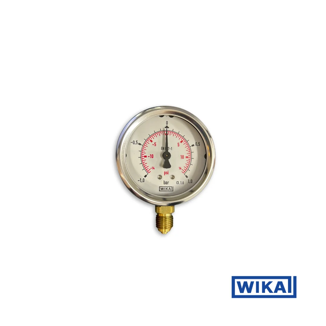WIKA 212.53.063 General Compound Gauge, G1/4B, Bottom Connection